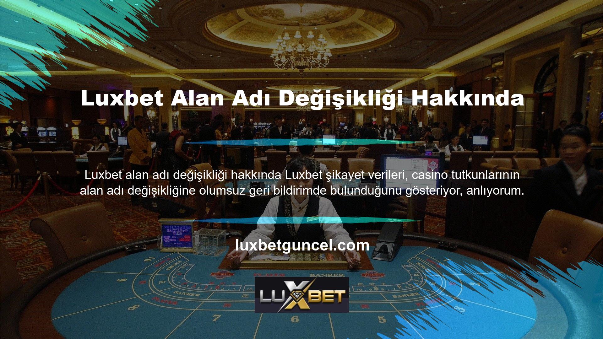 Web sitesinin alan adının değiştirilmesinin nedeni, casino platformunun BTK tarafından yasa dışı olarak sınıflandırılmış olmasıdır